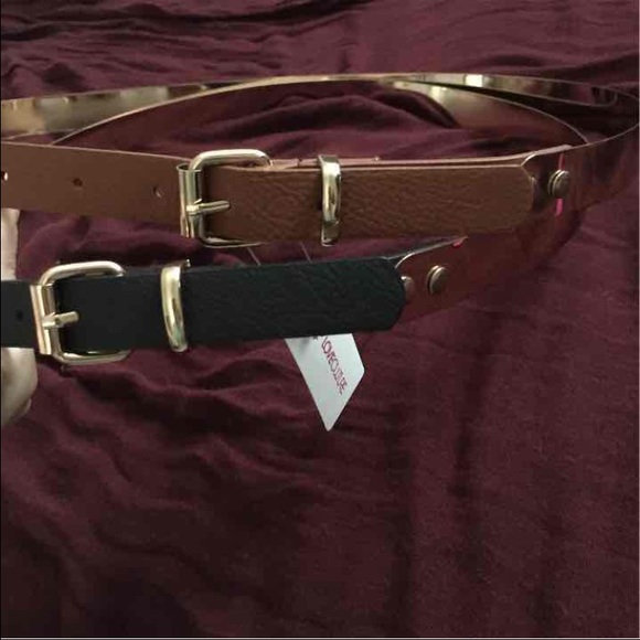 Leatherette Metallic Belt bundle - Picture 2 of 4