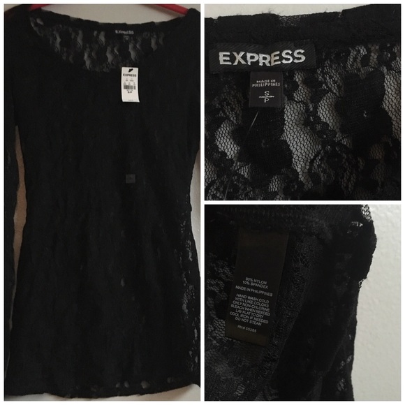 express black lace top