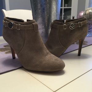 COACH Suede Shoe Boots. Size 7.5
