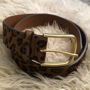 SALE⚡️J.Crew Wide Calf Hair Belt