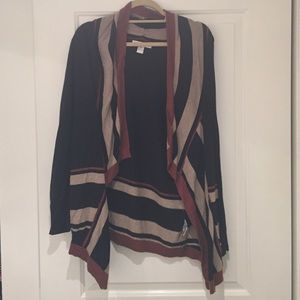 Waterfall Striped Cardigan