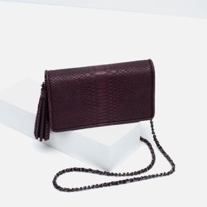 Zara Purple Mini Messenger Bag!