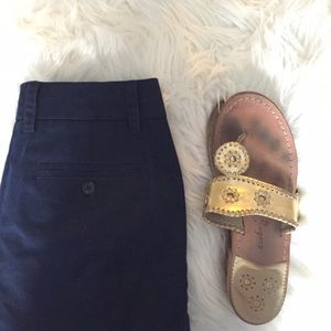 J. Crew Navy 5" Chino Shorts