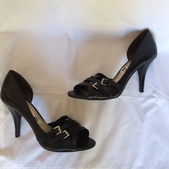 Black Nine West heels