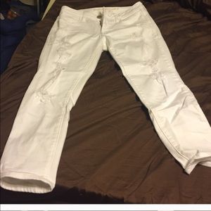 White jeans