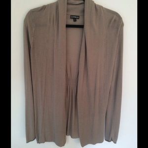Express Taupe Cardigan