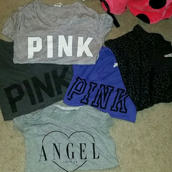 Vs pink tshirt bundle
