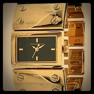 Michael Kors Black/Gold Watch