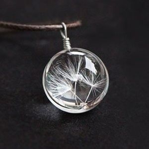 Beautiful dandelion pendant