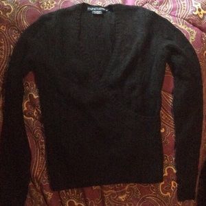 Ralph Lauren Black cable knit sweater
