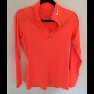 Coral Nike Quarter Zip