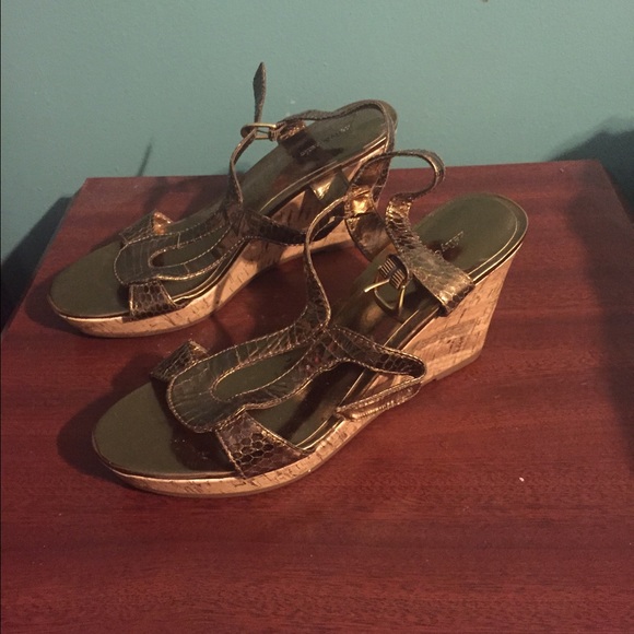 Bronze Wedges Heels