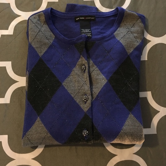 Plaid cardigan