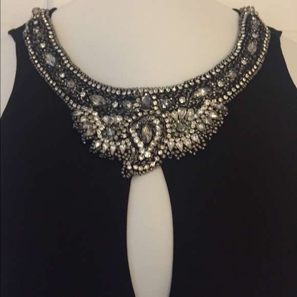 Black David Meister Jersey Dress