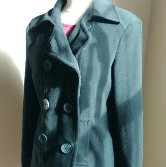 Black fleece coat