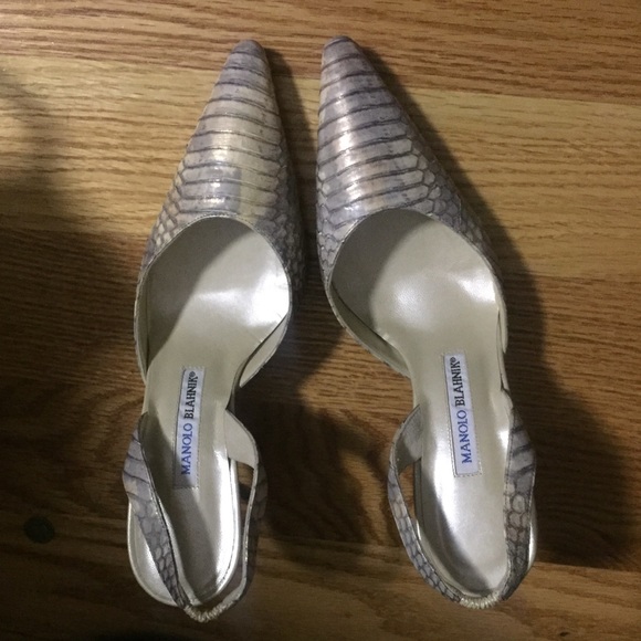 Manolo Blahnik sling back