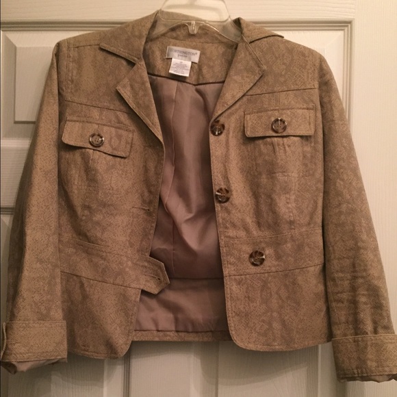 Worthington tan jacket