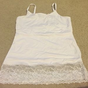 White Body shaping tank top