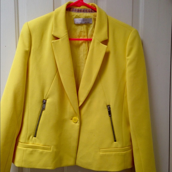 Yellow Zara Blazer