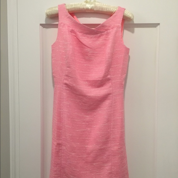 Pink Boucle Lilly Pulitzer sheath dress