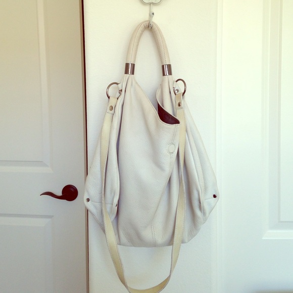 ***SOLD*** White Kenneth Cole hobo bag