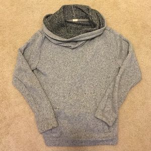 J. Crew crowl neck sweater gray size large