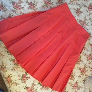 Coral Tennis Skirt