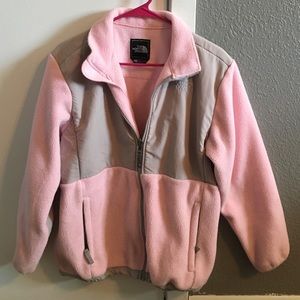 YOUTH Pink Denali North Face