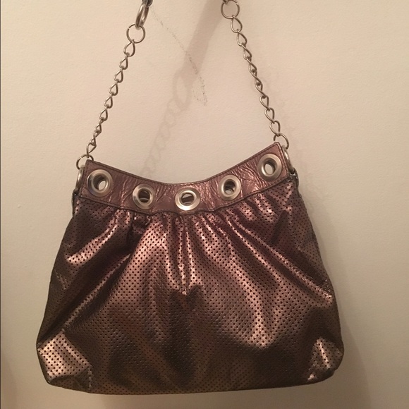 Mussio DeGroot bronze bag