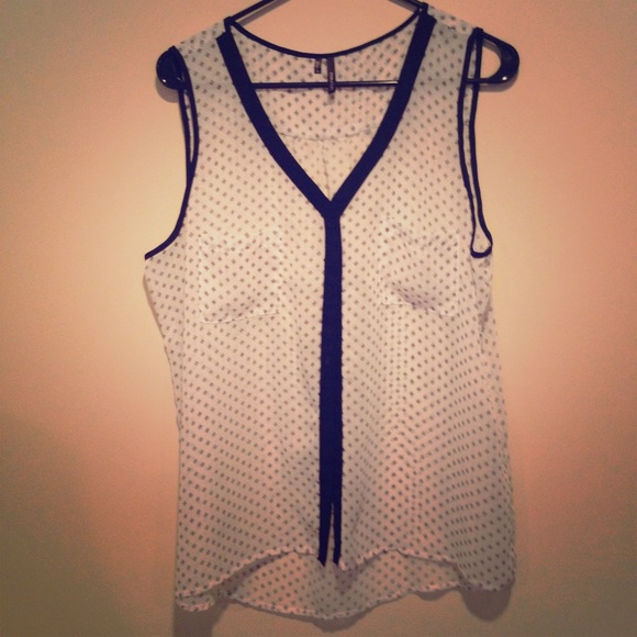 NWOT Tank Top Button Down