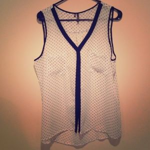 NWOT Tank Top Button Down