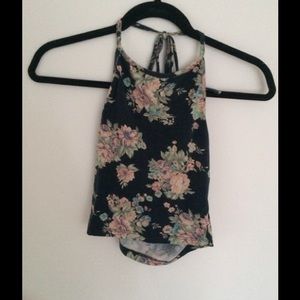 Brandy Melville Floral Halter