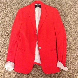 Small Red Zara Blazer