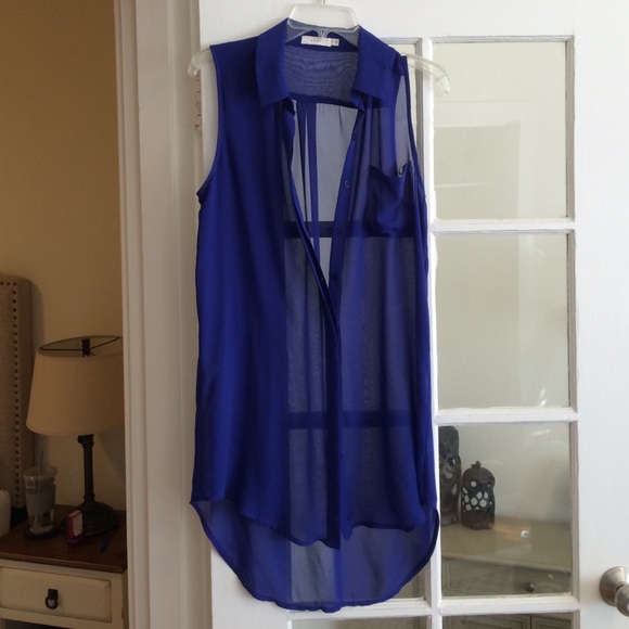 Sheer purple top by Lush - Picture 1 of 3