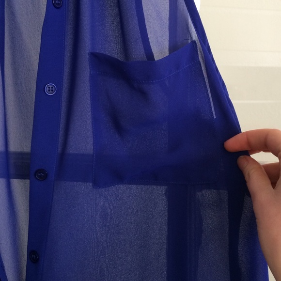 Sheer purple top by Lush - Picture 2 of 3