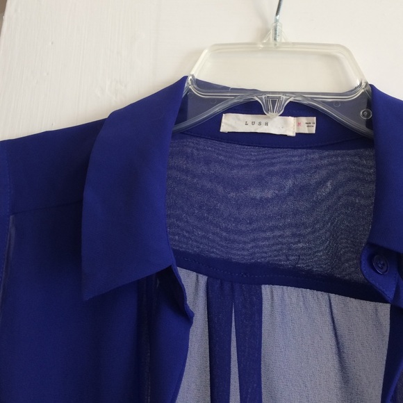 Sheer purple top by Lush - Picture 3 of 3