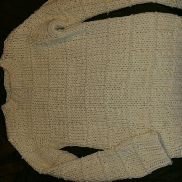 Cream sweater