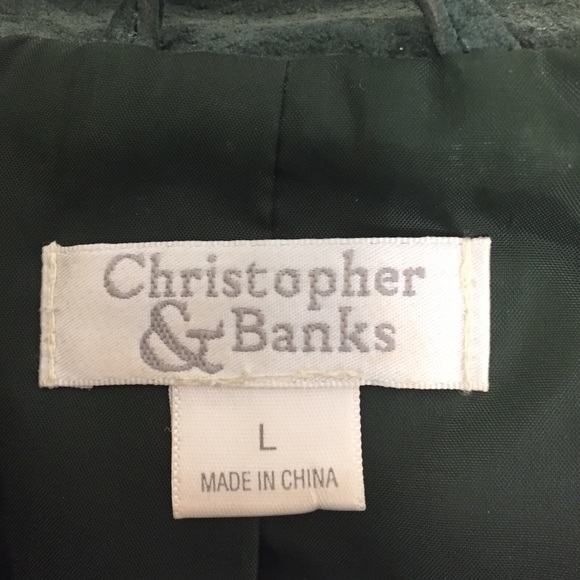 Green leather dress jacket silk lined