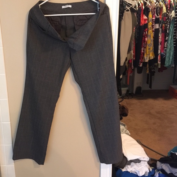 Gray dress pants