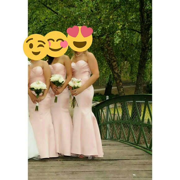 David's Bridal Dresses & Skirts - $19! Was $89 Dusty Pink formal maxi dress