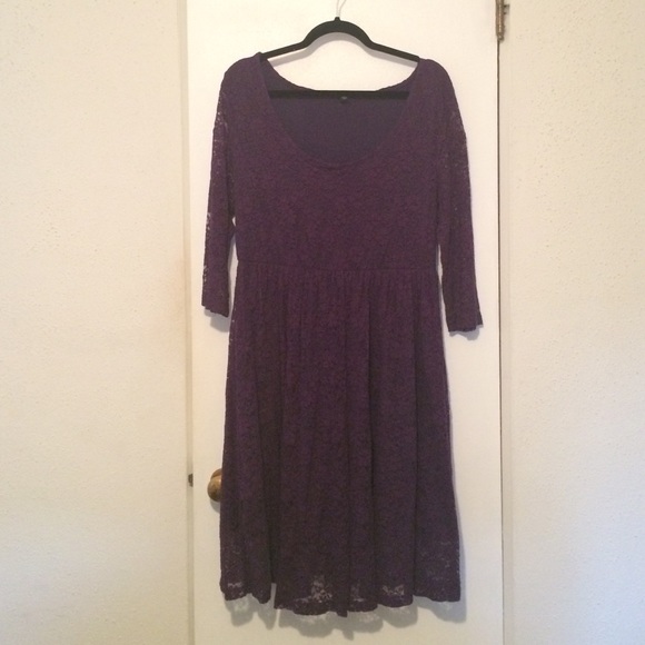 Torrid Purple Lace Dress