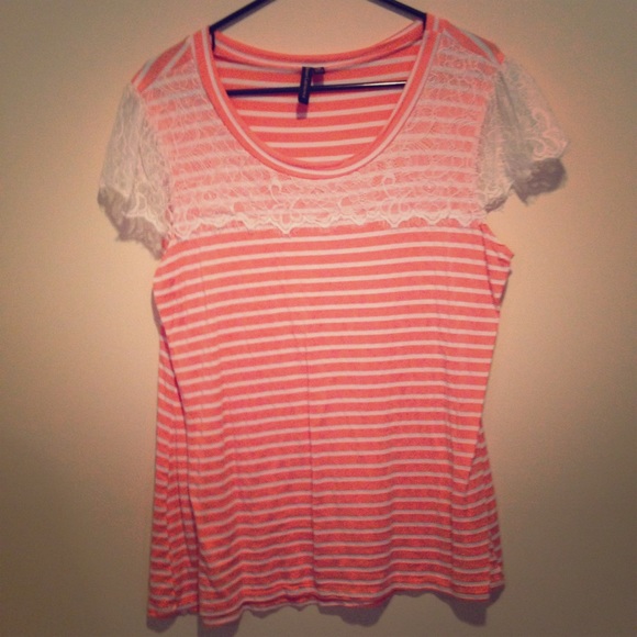 Lot of 2 Shirts w/ Lace