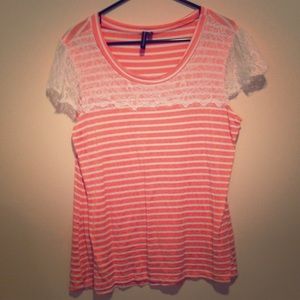 Lot of 2 Shirts w/ Lace