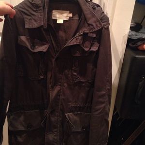 J. Crew gray chino utility jacket