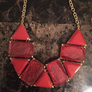 Red Statement Necklace