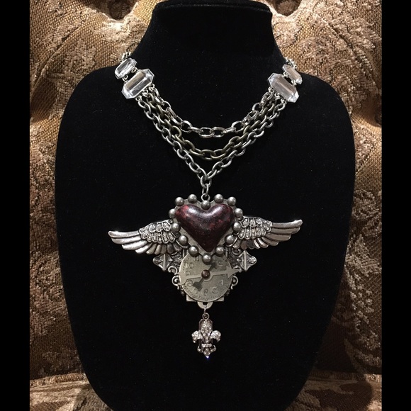 Original design steampunk necklace - Picture 1 of 4