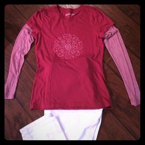 Cute long sleeve tee shirt. Never worn, no tags.