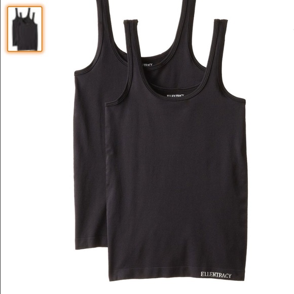 Ellen Tracy Women's Seamless Logo Tank Cami NWT