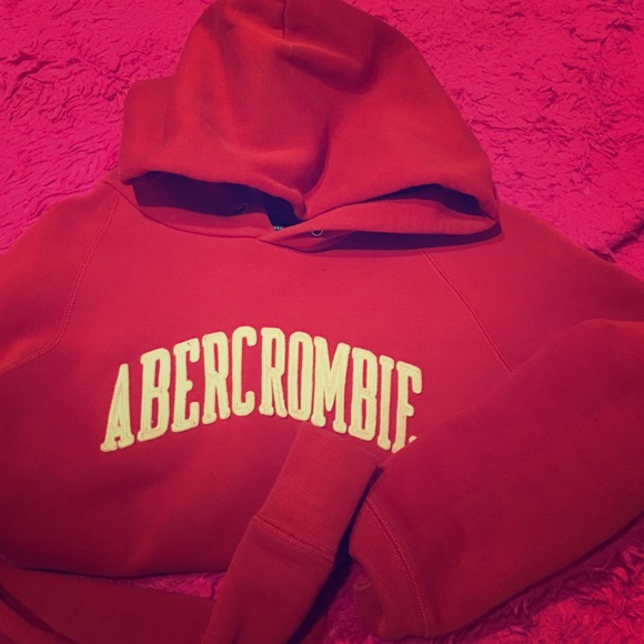 Red Abercrombie hoodie !
