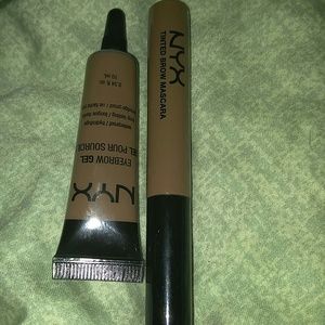 Nyx eyebrow mascara and gel in chocolate